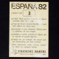 Preview: Espana 82 Nr. 3 Panini Sticker Naranjito Wappen - gut