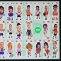 Preview: USA 94 Crazy Football Dunkin Sticker Folder - Kaugummi Bilder