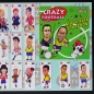 Preview: USA 94 Crazy Football Dunkin Sticker Folder - Kaugummi Bilder