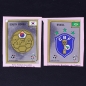 Preview: Italia 90 Panini 30 stickers badges complete - cut out