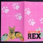 Preview: Kommisar Rex dunkin leeres Folder - Kaugummi Bilder