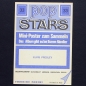 Preview: Elvis Presley Panini Sticker No. 33 - Pop Stars