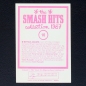 Preview: Bryan Adams Panini Sticker No. 10 - Smash Hits 87