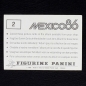 Preview: Mexico 86 Nr. 002 Panini Sticker Intro Wappen