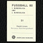 Preview: Ewald Lienen Panini Sticker Nr. 51 - Fußball 80