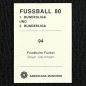 Preview: Friedhelm Funkel Panini Sticker Nr. 94 - Fußball 80