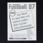 Preview: Hans Müller Panini Sticker Nr. 414 - Fußball 87