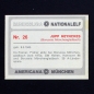 Preview: Jupp Heynckes Americana Card No. 26 - Bundesliga Nationalelf 1978