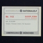 Preview: Ulrich Stein Americana Card No. 113 - Bundesliga Nationalelf 1978