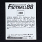 Preview: Soren Lerby Panini Sticker No. 382 - Football 88