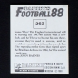 Preview: John Barnes Panini Sticker No. 262 - Football 88