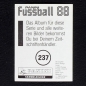 Preview: Jean-Marie Pfaff Panini Sticker No. 237 - Fußball 88