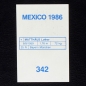 Preview: Lothar Matthäus Flash Sticker No. 342 - Mexico 86