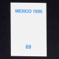 Preview: Hans Peter Briegel Flash Sticker No. 69 - Mexico 86