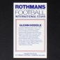 Preview: Glenn Hoddle Rothmans Card - Football International Stars 1984