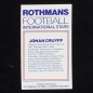 Preview: Johan Cruyff Rothmans Card - Football International Stars 1984