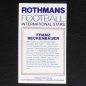 Preview: Franz Beckenbauer Rothmans Card - Football International Stars 1984