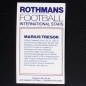 Preview: Marius Tresor Rothmans Card - Football International Stars 1984