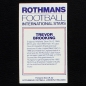 Preview: Trevor Brooking Rothmans Card - Football International Stars 1984