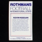 Preview: Kevin Keegan Rothmans Card - Football International Stars 1984