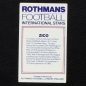 Preview: Zico Rothmans Card - Football International Stars 1984