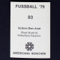 Preview: Isidoro San Jose Americana Sticker No. 80 - Fußball 79