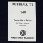 Preview: Pedro Maria Artola Americana Sticker No. 140 - Fußball 79