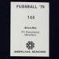 Preview: Silvio Bio Americana Sticker No. 144 - Fußball 79