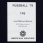 Preview: Juan Manuel Asensi Americana Sticker No. 146 - Fußball 79