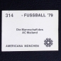 Preview: AC Mailand Team Americana Sticker No. 314 - Fußball 79