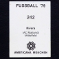 Preview: Rivera Americana Sticker No. 242 - Fußball 79