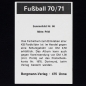 Preview: Pele Bergmann No. 68 - Fußball 70