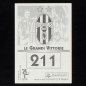 Preview: Zinedine Zidane Panini Sticker No. 211 - Juventus Le Grandi Vittorie