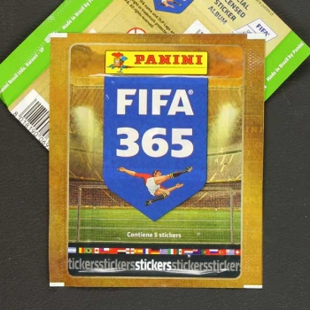 FIFA 365 2016 Panini Sticker Tüte grüne Chile Variante