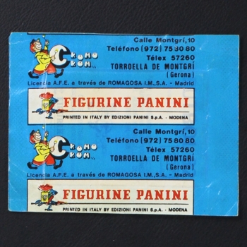 Futbol 82 Panini Sticker Tüte