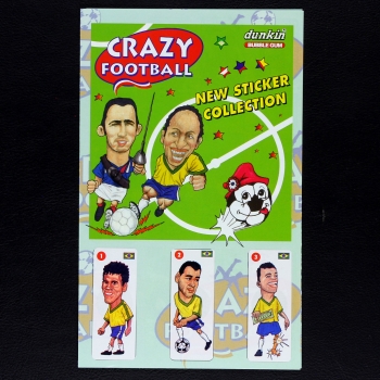 USA 94 Crazy Football Dunkin Sticker Folder - Bubble Gum