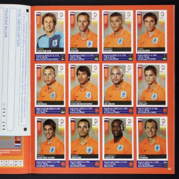 Euro 2008 Panini sticker album complete