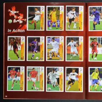 Euro 2008 Panini sticker album complete