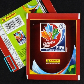 Canada 2015 Panini Sticker Tüte - int. Version + Nummer