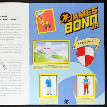 James Bond JR Merlin sticker album complete