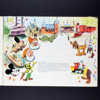 Disneyland Benjamin album with stickers -16