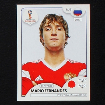 Fernandes Panini Sticker No. 37 - Russia 2018