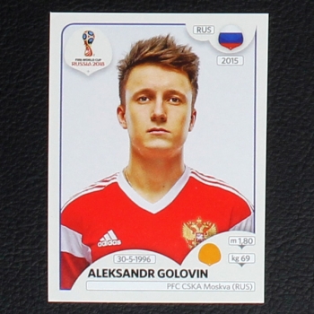 Golovin Panini Sticker No. 43 - Russia 2018
