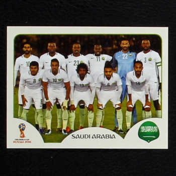 Team Saudi Arabia Panini Sticker No. 53 - Russia 2018