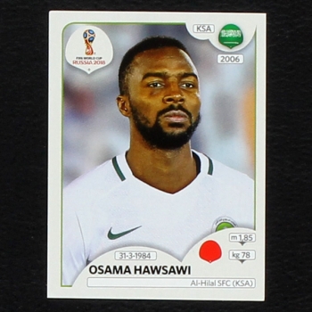 Hawsawi Panini Sticker No. 55 - Russia 2018