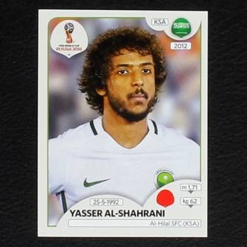 Al-Shahrani Panini Sticker No. 59 - Russia 2018