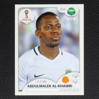 Al-Khaibri Panini Sticker No. 64 - Russia 2018