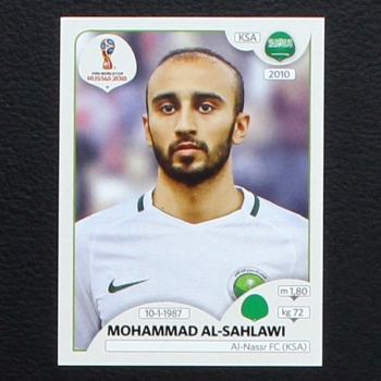 Al-Sahlawi Panini Sticker No. 69 - Russia 2018