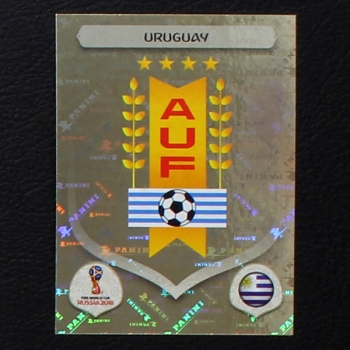 Wappen Uruguay Panini Sticker No. 92 - Russia 2018