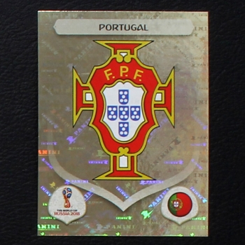Wappen Portugal Panini Sticker No. 112 - Russia 2018